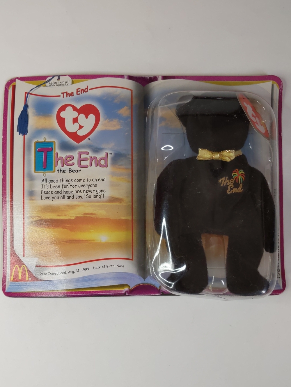 McDonald's Ty 'The End Bear' Beanie Baby